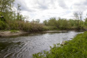 General Electric had a large plant in Pittsfield that polluted the Housatonic River, seen here, with PCBs.