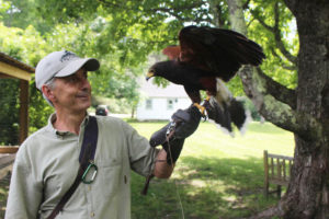 Master falconer Rob Waite