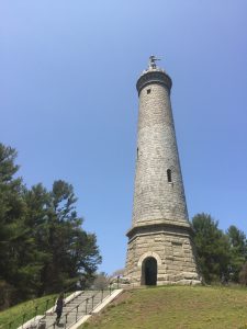 The Myles Standish Monument in Duxbury, Mass. (Credit: Scott Christy)