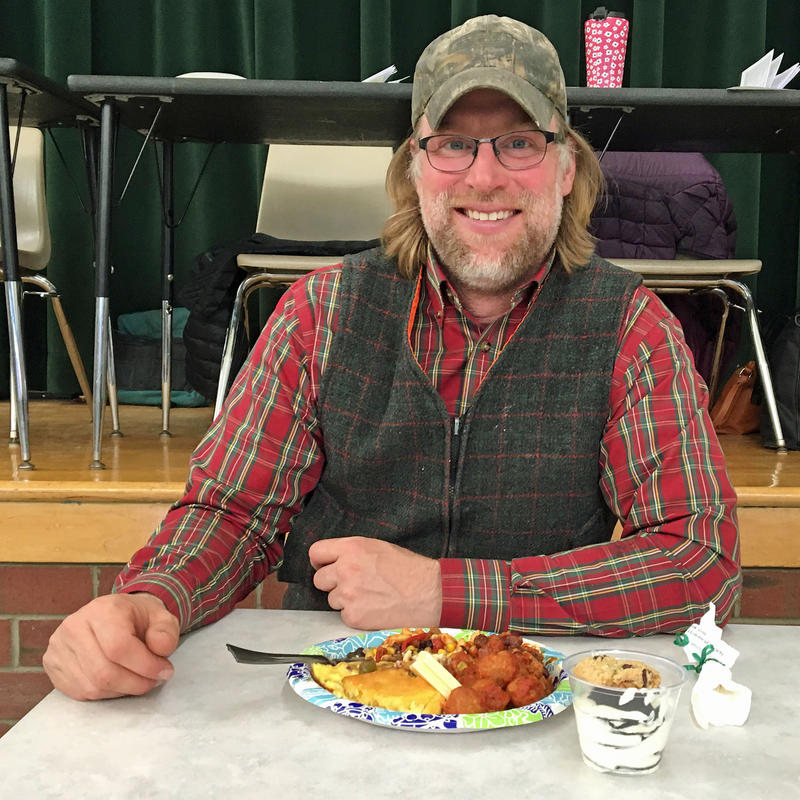 Zeb Towne, of Duxbury, is reportedly the only elected dogcatcher in the United States. Last week he was reelected without opposition. Photo by Amy Kolb Noyes for VPR