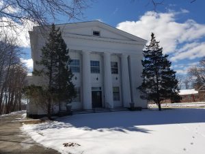 The old town hall in Stockbridge, Massachusetts. Photo by Adam Frenier for NEPR