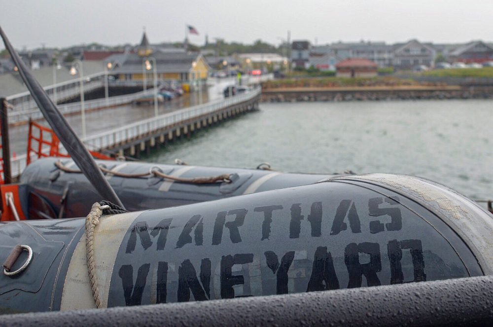 A 2015 photo of the vessel Martha's Vineyard. The ship lost power the night of Saturday, March 17, 2018, but the cause is still under investigation. Photo by Sharon Brody for WBUR