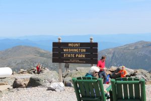 The peak of Mount Washington. Photo by Annie Ropeik for NHPR