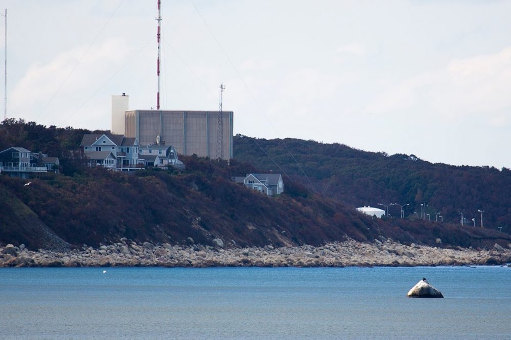 Pilgrim Nuclear Power Station in Plymouth. Photo by Jesse Costa for WBUR