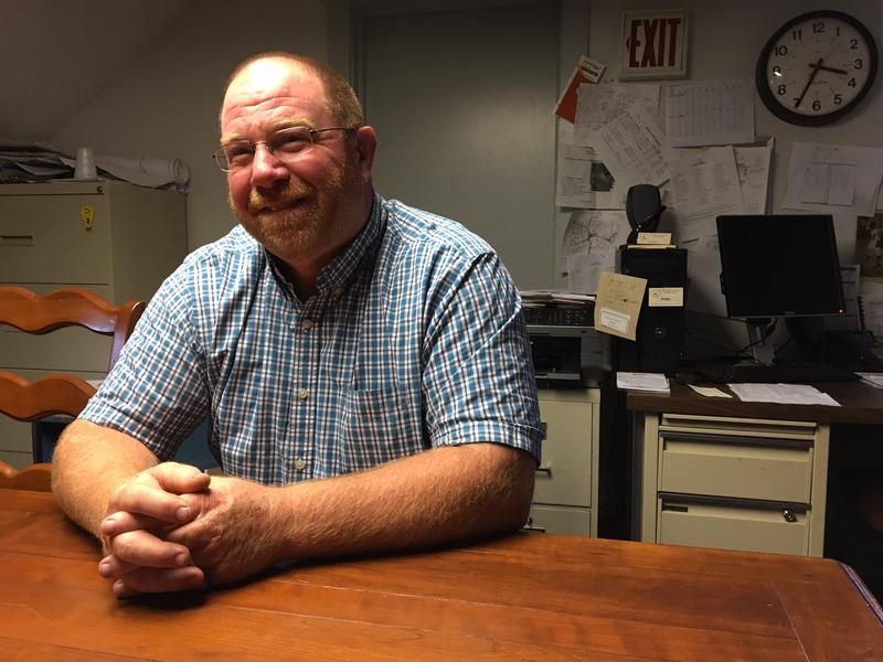 Mike Sullivan, the general manager at Hardwick Electric, says net-metered solar projects could lead to a rate increase for his rural utility. Photo by John Dillon for VPR