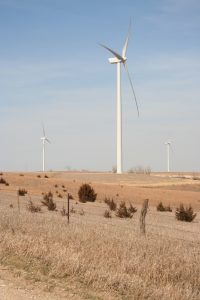 Meridian Way Wind Farm in Cloud County, Kansas. Photo by Phil Warburg