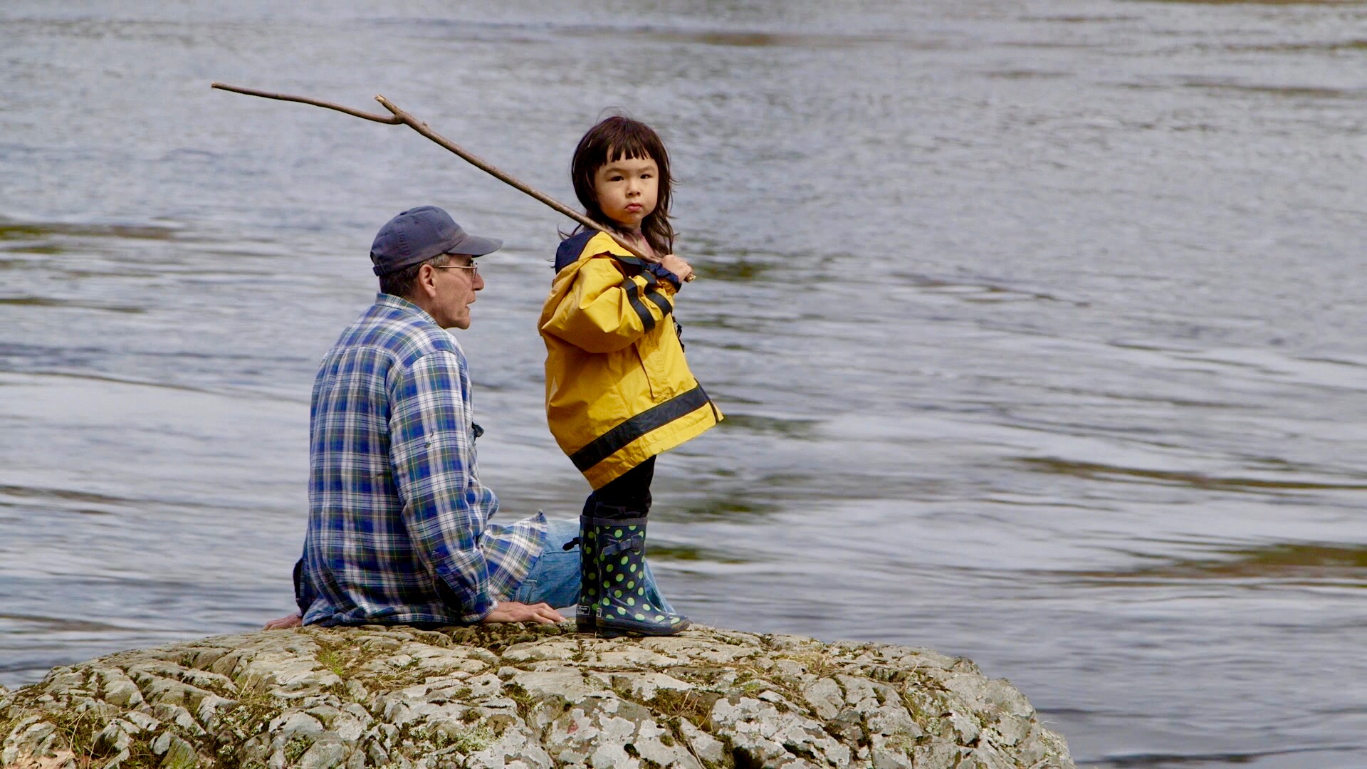 Father and child, Indian Island, Maine. Photo by Ben Pender-Cudlip, courtesy of the Upstander Project