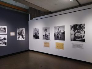 Pablo Delano's "The Museum of the Old Colony" is a sort of mock museum, made up of 20th-century photos and captions from Puerto Rico. Photo by Jill Kaufman for NEPR