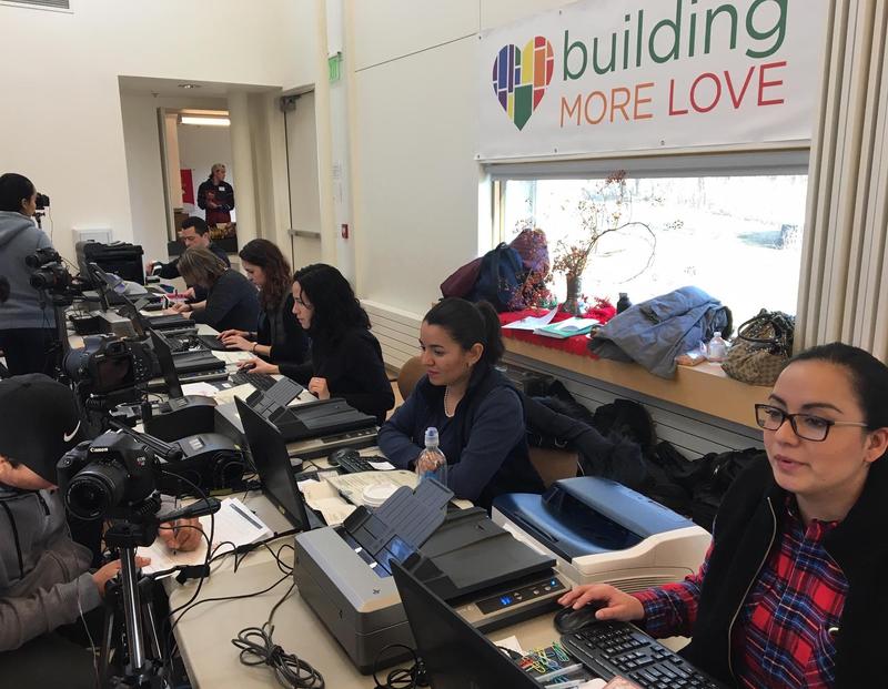 The Mexican government sets up a mobile consulate office twice a year in Vermont to help its citizens renew passports and to provide other services. Photo by John Dillon for VPR