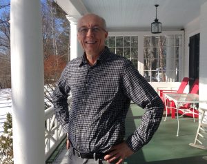 Tom Johnson owns and runs the Birchwood Inn in Lenox, Massachusetts. He says bookings have decreased due to competition from Airbnb rentals. Photo by Nancy Eve Cohen for NEPR