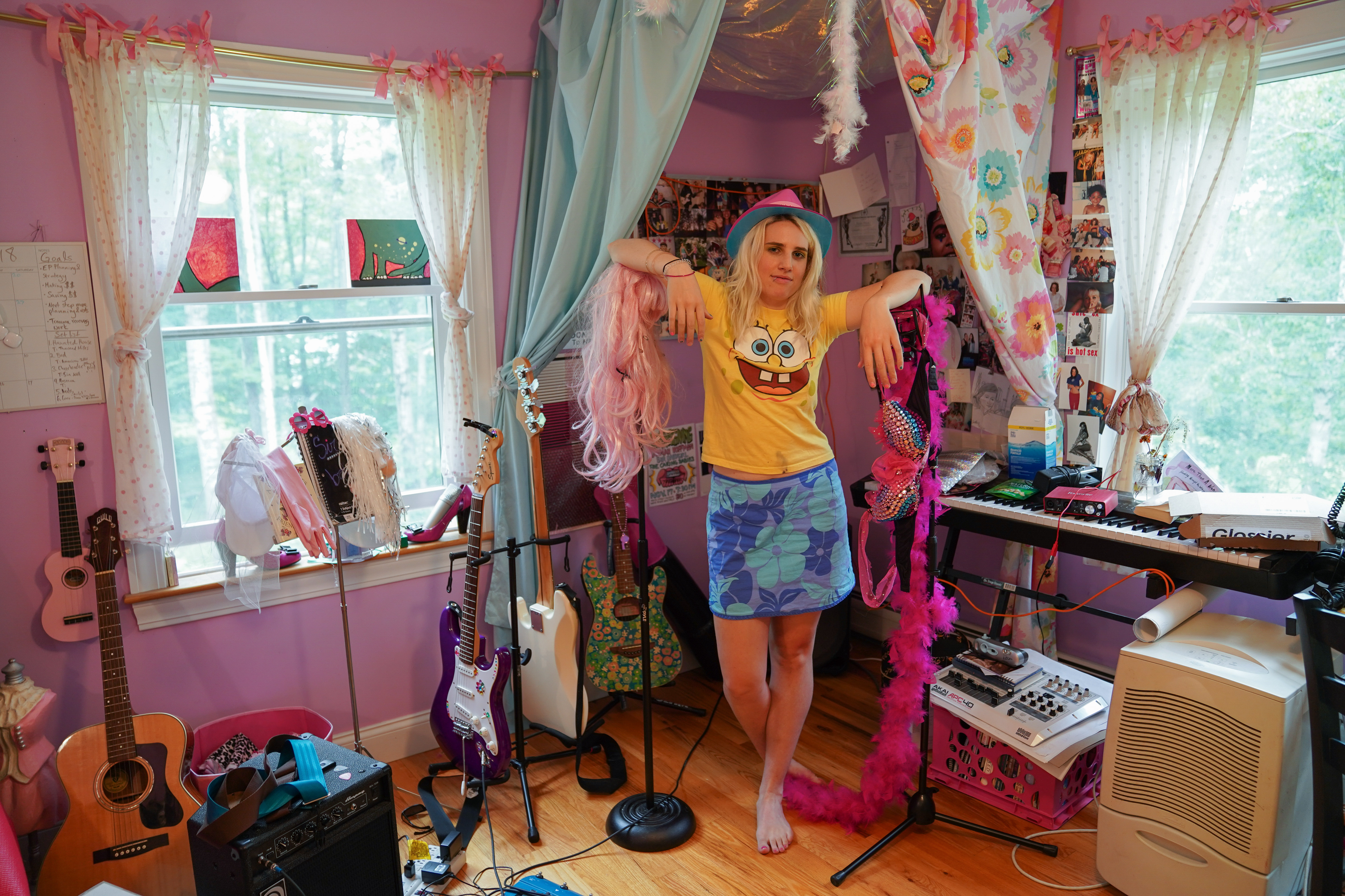 Sir Babygirl in her childhood bedroom in New Hampshire. Photo by James Napoli