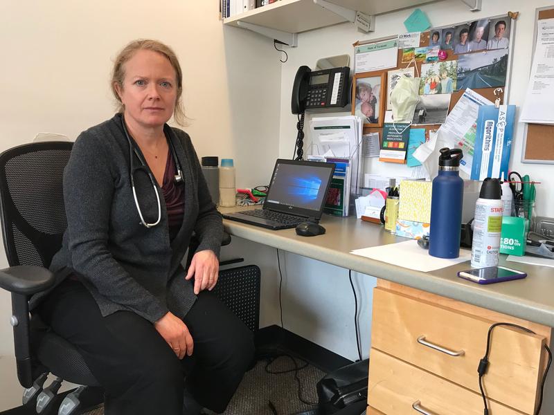 Dr. Hannah Rabin of Richmond Family Medicine says children waiting for placements at the ER deserve better care. Photo courtesy of Emily Corwin for Vermont Public Radio