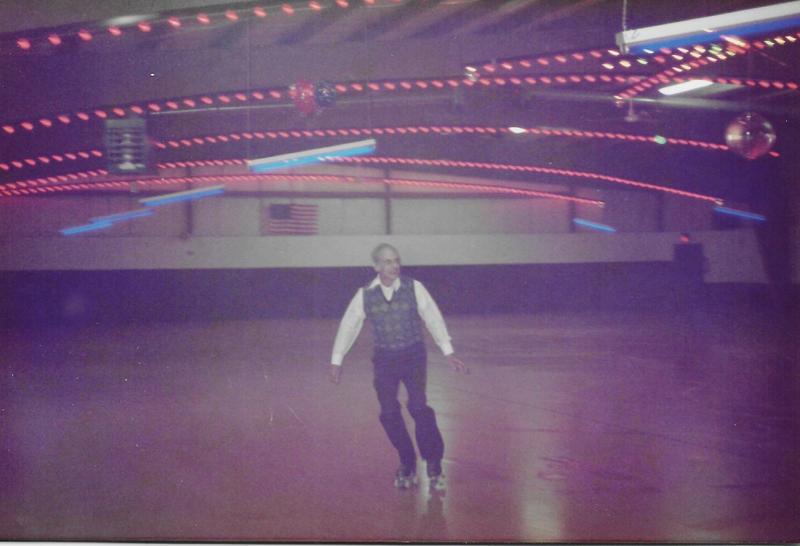 Al DeHavens built the Enfield rink, originally called Al's Casino, in 1977. At the height of the rink's popularity, there were lines up to an hour to get in and hundreds of people out on the floor. Photo courtesy of Debbie DeHavens