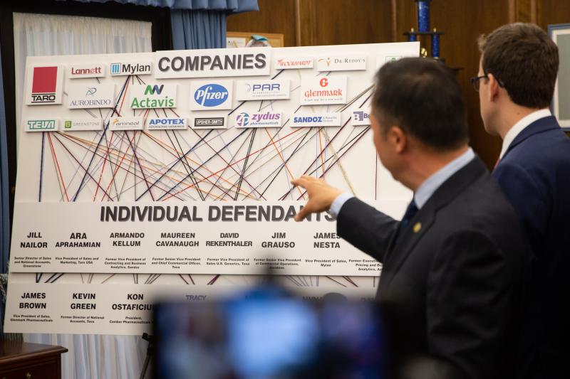 Connecticut Attorney General William Tong said that the generic drug industry is profiting "in a highly illegal way" from Americans and he's at the forefront of a lawsuit that could hold defendants accountable for it. Photo by Frankie Graziano for Connecticut Public Radio