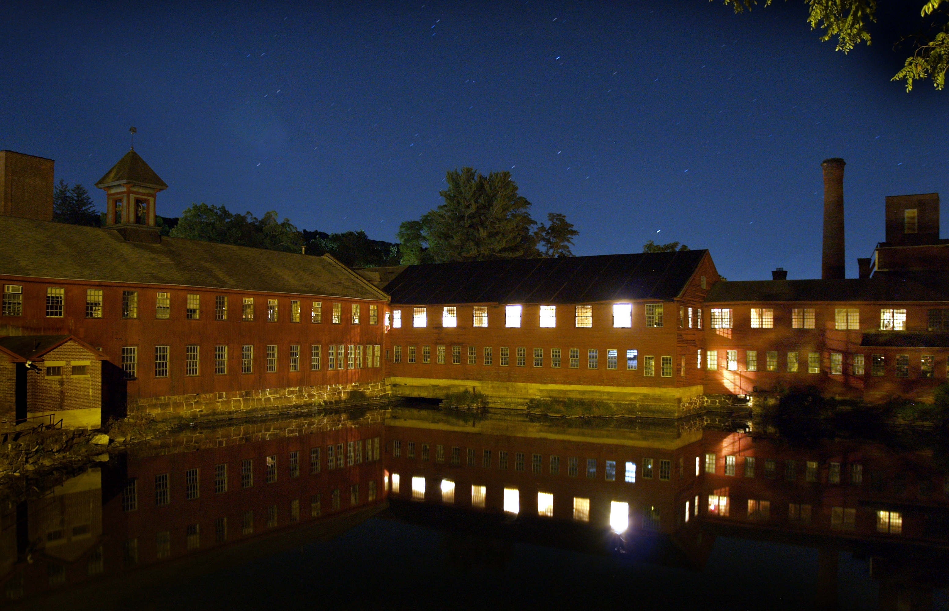 Factory buildings in Collinsville, CT. Photo by Jonathan Lewis, Flickr, Creative Commons