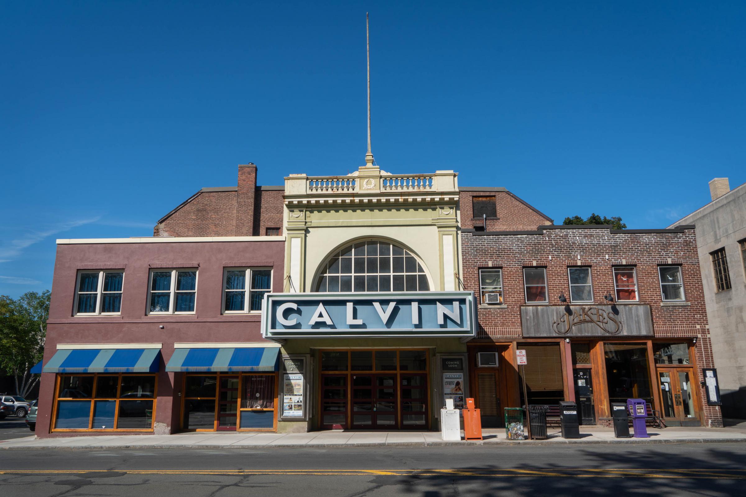 The Calvin Theatre at 19 King Street in Northampton, Massachusetts. Photo by Ellery Berenger for NEPR
