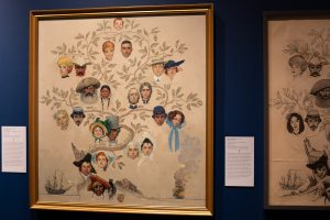 Rockwell's painting, "Family Tree" is included in the exhibit. Photo by Lily Tyson for NEXT