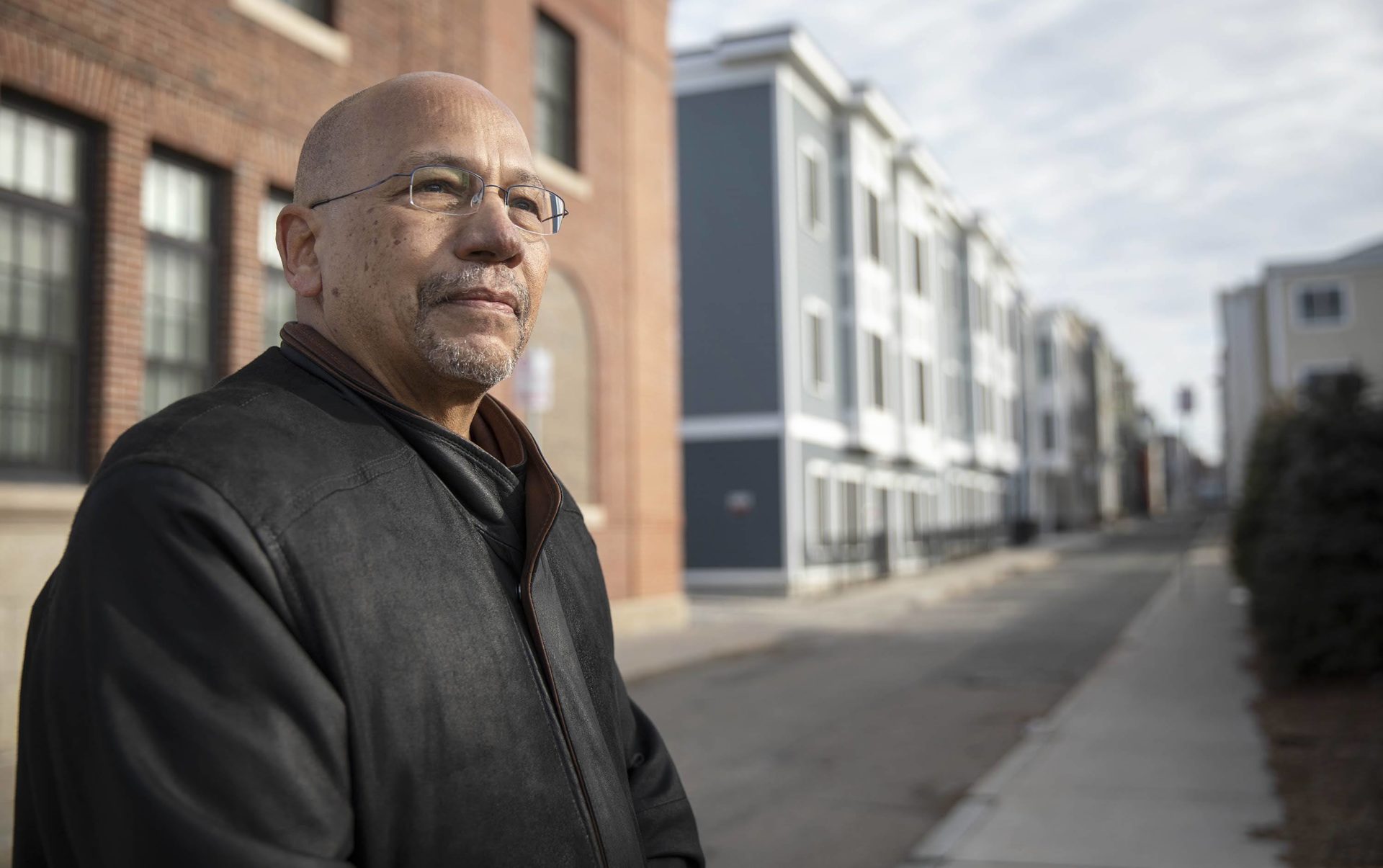 James Jennings, Professor of Urban and Environmental Policy and Planning at Tufts University, on Athens Street, South Boston.