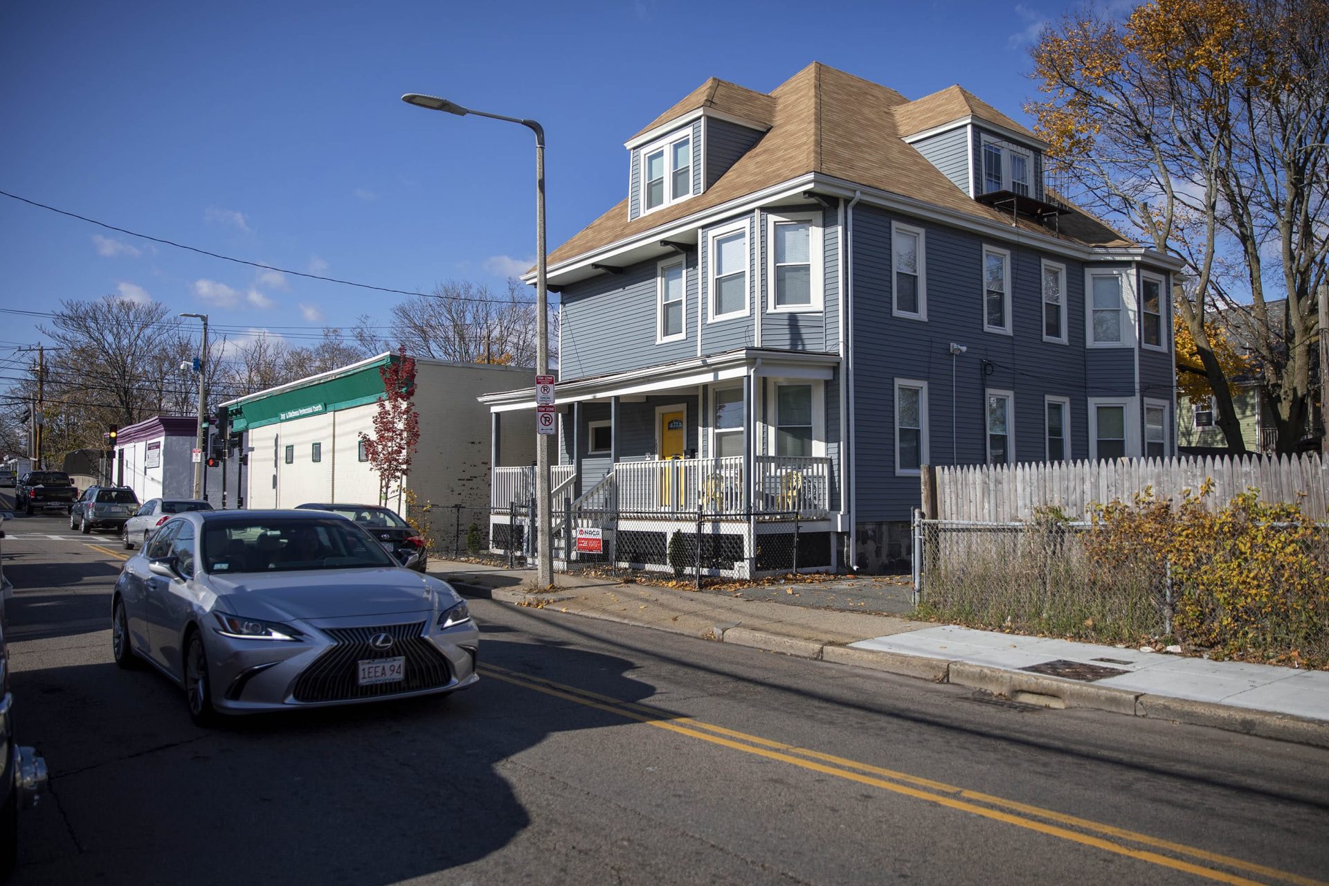 Cecilia Dixon's new home on Harvard Street, Dorchester. 