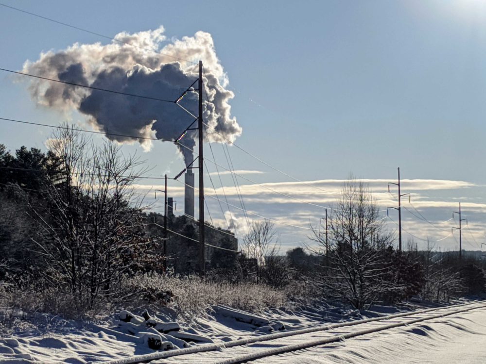 The coal-fired Merrimack Station in Bow, New Hampshire. 