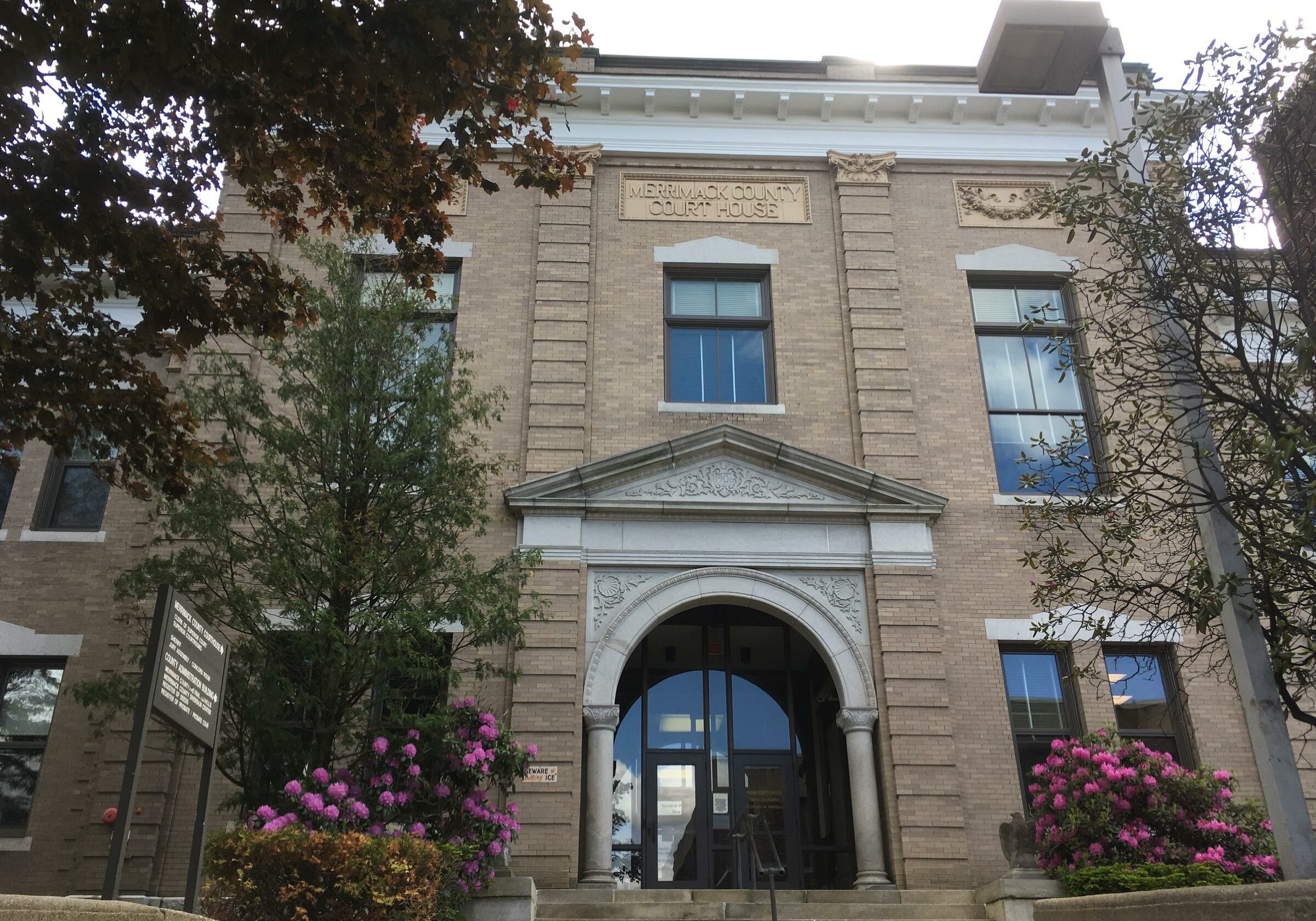 Merrimack Superior Courthouse, Concord,. New Hampshire.
Photo by Emily Corwin for NHPR